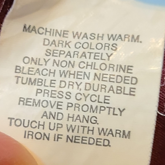 (704) Hill Archer Men's Classic Long Sleeve Dress Shirt, Size: 16.5, Maroon - Picture 8 of 12